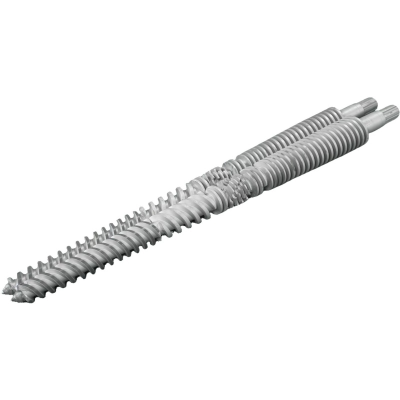 Alloy semprot-dilas kerucut Kembar-screw Laras